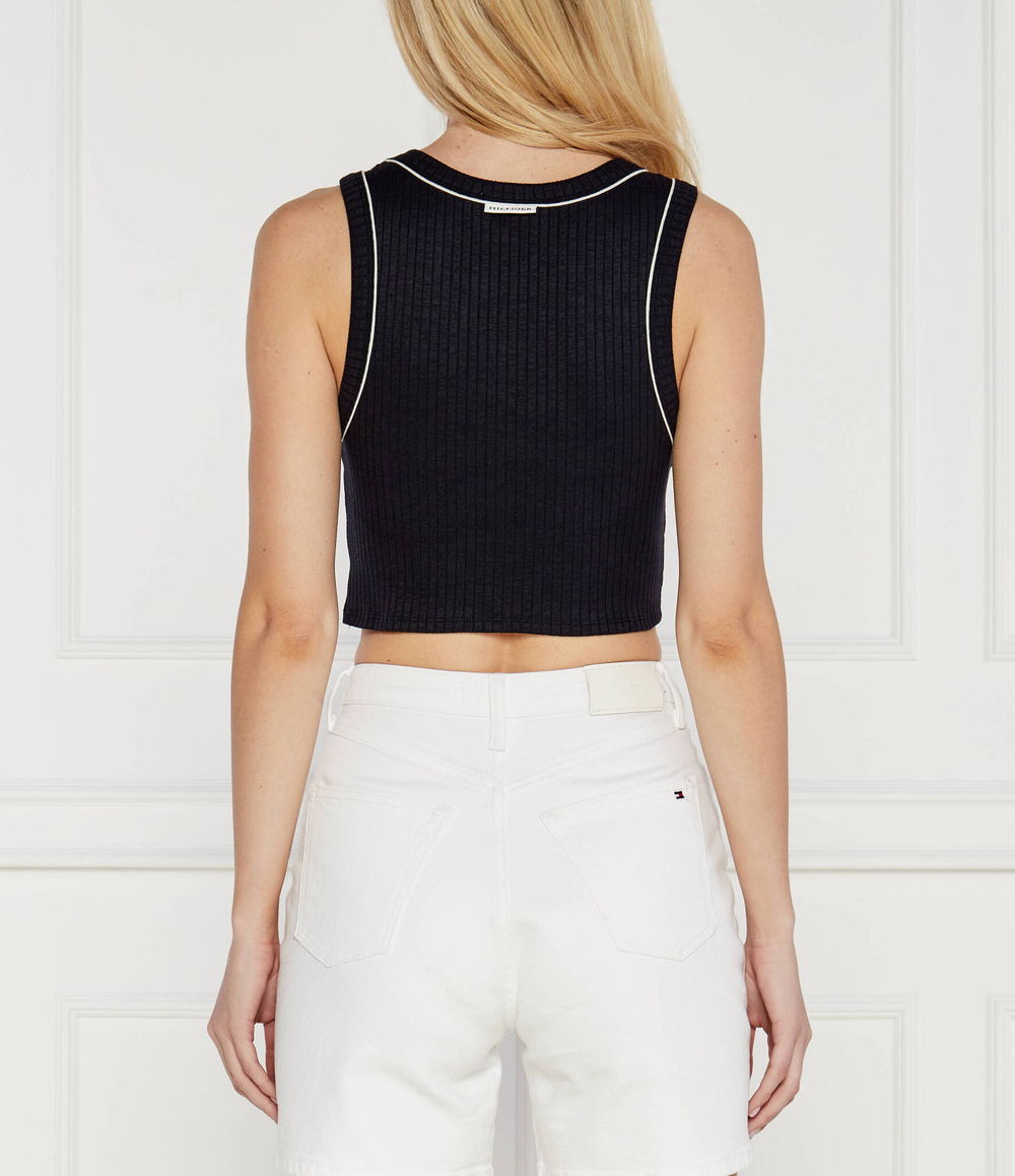 Топ Tommy Hilfiger - темно-синий(UW0UW05232)