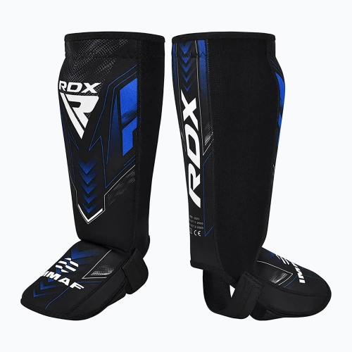 Шингарды RDX IMMAF Approved Neoprene Shin Instep синие