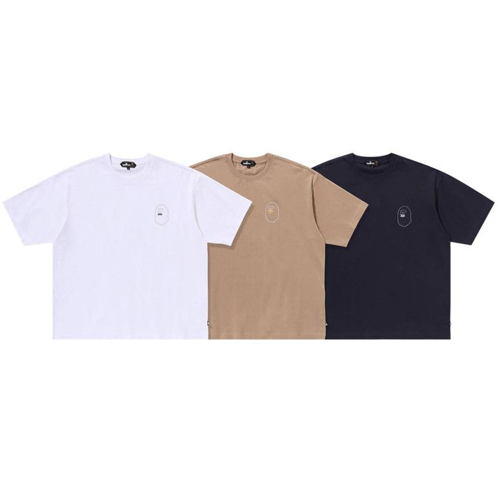 A Bathing Ape Bathing Ape Logo Tee 3 Pack
