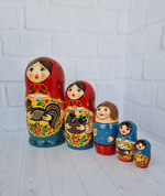 Матрешка "с курочкой" традиция 5мест