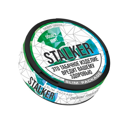 Жевательный табак Stalker Hard Slim - Двойная мята, 8 гр