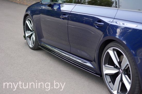 Сплиттеры накладок на пороги V.1 для AUDI RS4 B9 (17-...)