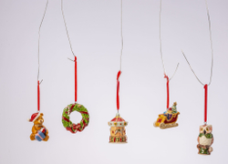 Набор елочных украшений 5шт Lamart Игрушки