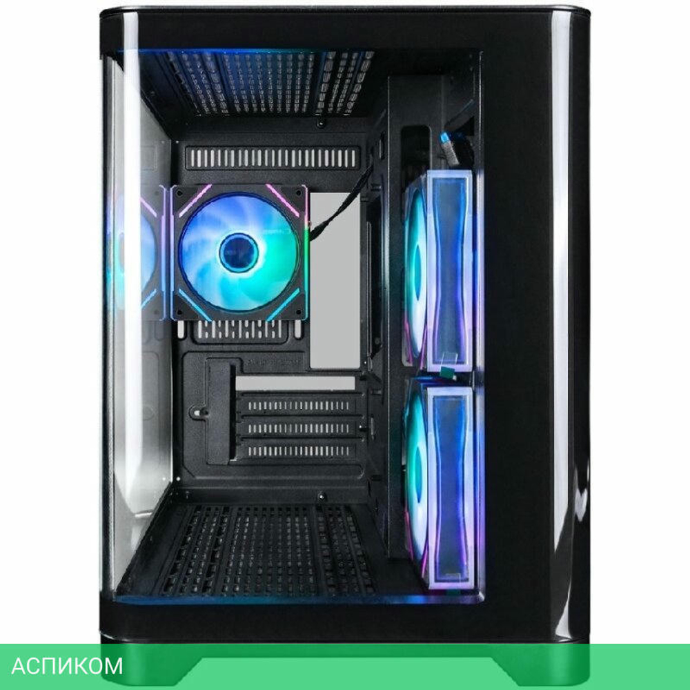 Корпус 1stPlayer UV6 без БП Black (UV6-BK-2FC7R-1FC7)
