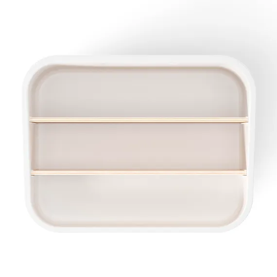 Органайзер bellwood, 26х13 см, белый/натуральное дерево