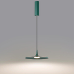 7037/12L HIGHTECH ODL25 000 темно-зеленый/металл/акрил Подвесной светильник IP20 LED 12W 3000K AC90-260V SOMBRA
