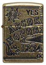 Зажигалка Armor™ Antique Brass Ouija Board Design ZIPPO 49001
