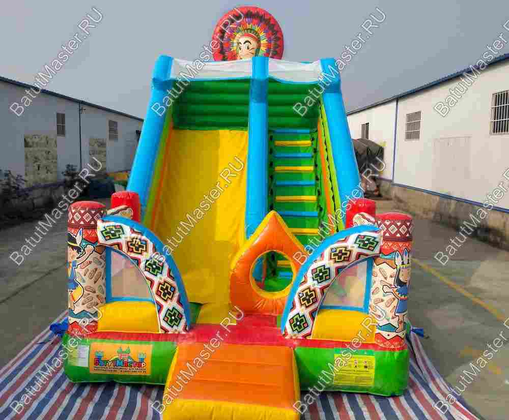 Надувная горка "Индиана" 7*4*6 м