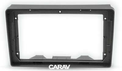 РАМКА RENAULT Duster 15+ / DACIA Duster 13-17 9" черная CARAV 22-066