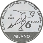 ИТАЛИЯ, 2025, 6 ЕВРО [СЕРЕБРО]
