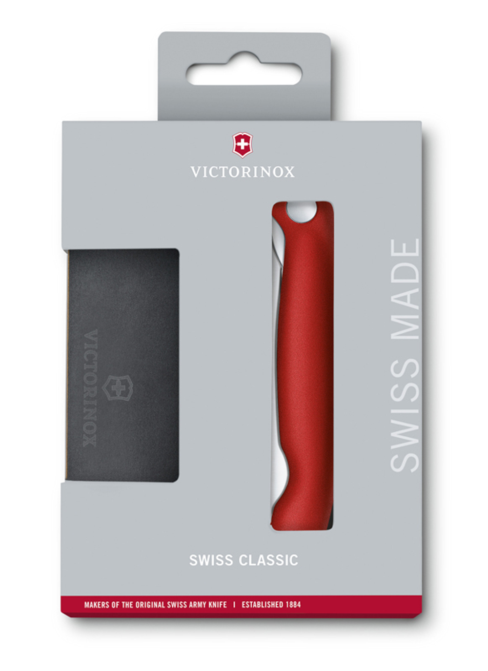 Набор VICTORINOX Swiss Classic с разделочной доской красная рукоять 6.7191.F1
