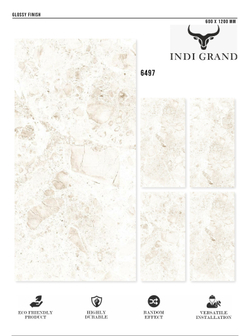 Керамогранит glossy №6, 60х120, 6497