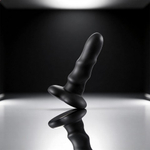 Нереалистичный дилдо Unicorn Mini Black (12,5*3,5 см)