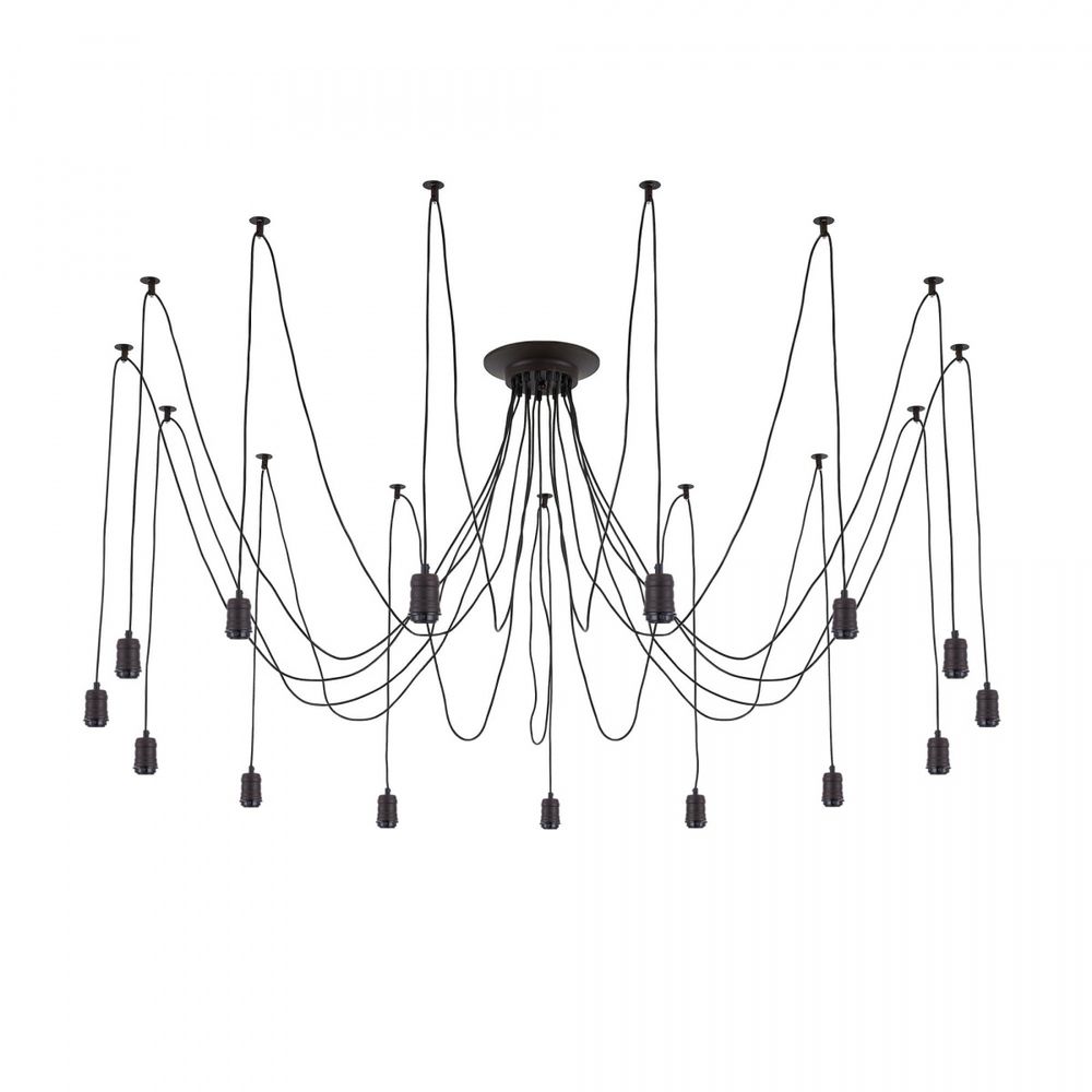 Citilux Эдисон CL451152 Люстра паук Венге