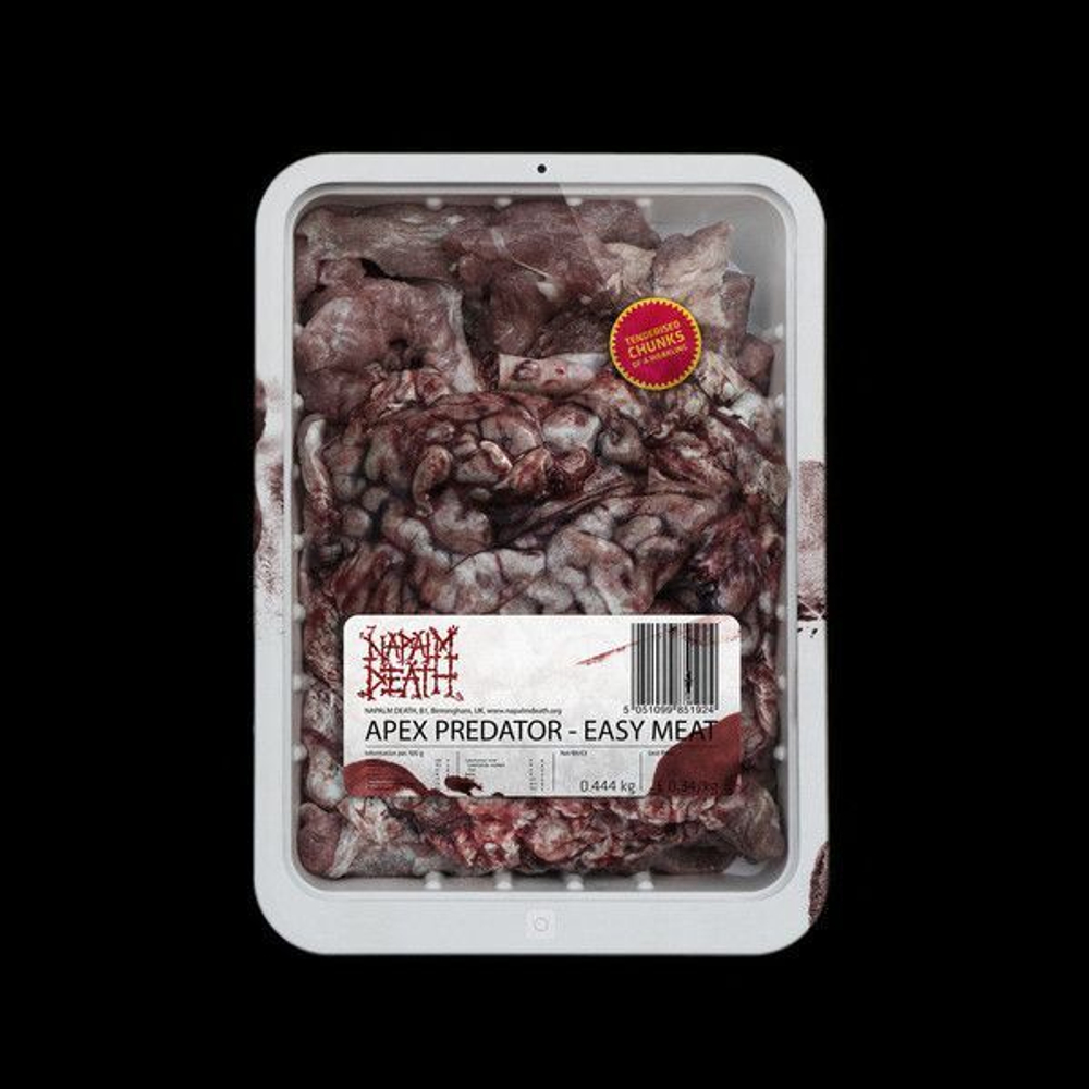 NAPALM DEATH - Apex Predator - Easy Meat, death metal, российская лицензия
