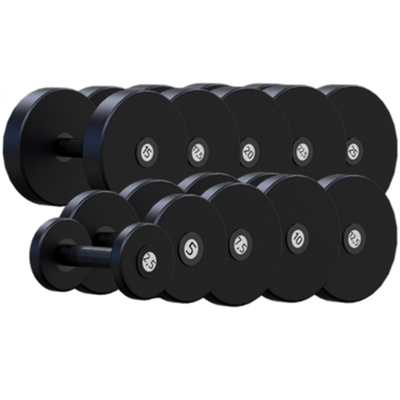 Гантельный ряд 2,5-25кг, 10 пар (шаг 2,5кг)