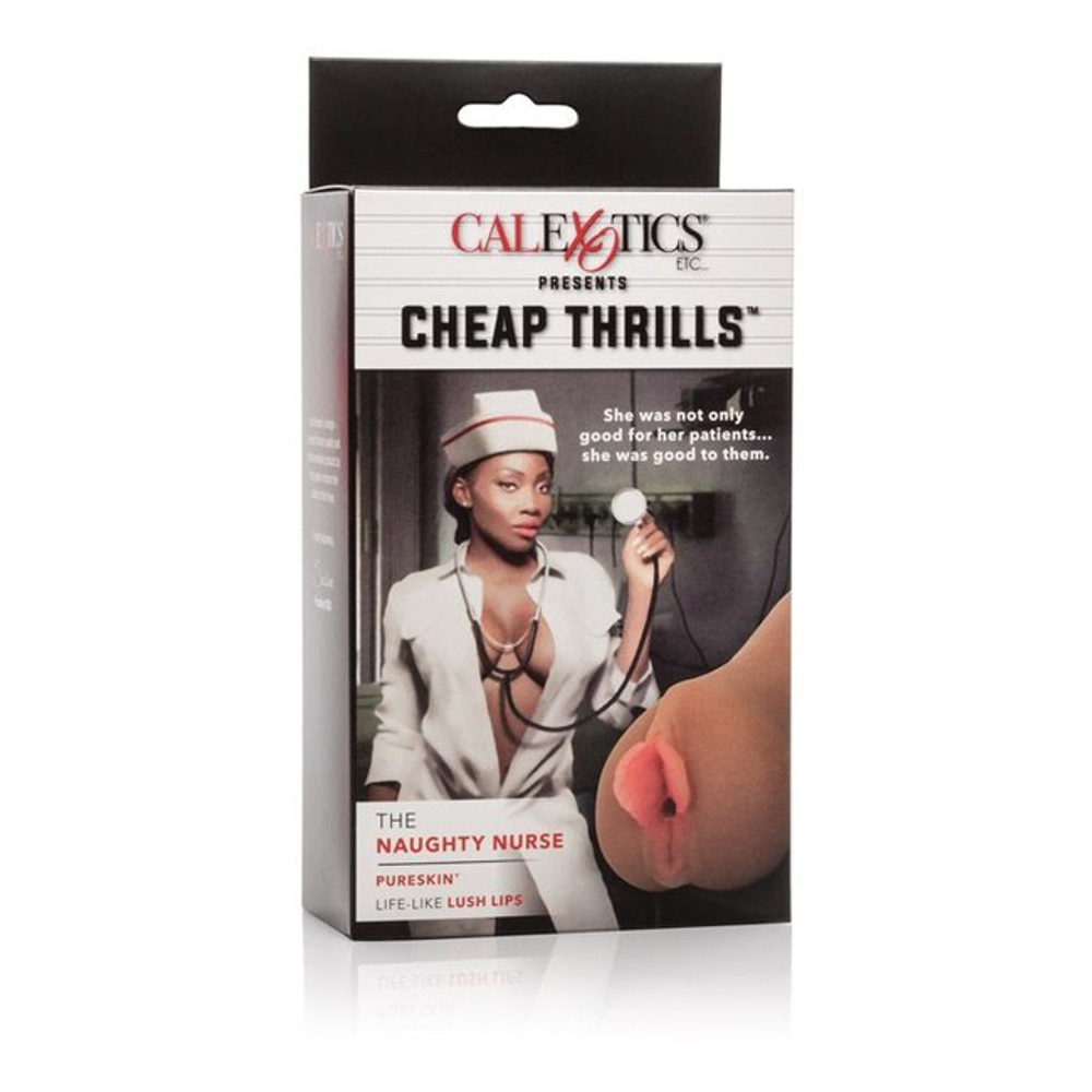Реалистичный мастурбатор-вагина "Cheap Thrills The Naughty Nurse" (Цвет: коричневый)