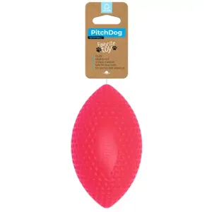 Игровой мяч-регби PitchDog SPORTBALL для апортировки 9 см, розовый