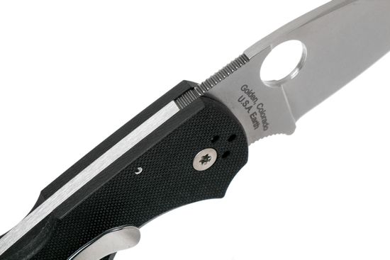 Складной нож Spyderco Native 5 C41GP5 c клинком из стали CPM-S30V, рукоять G10