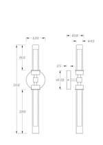 Настенный светильник (бра) Maytoni MOD116WL-L7BS3K