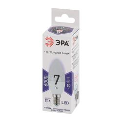 Лампочка светодиодная ЭРА STD LED B35-7W-860-E14 E14 / Е14 7Вт свеча холодный дневной свет