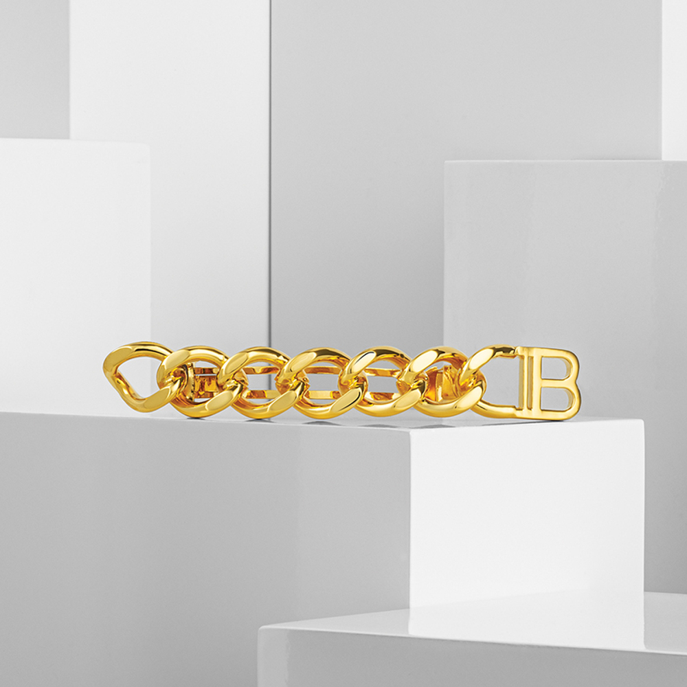 Balmain Hair Couture Заколка-цепь Limited Edition Barrette M Chain FW21