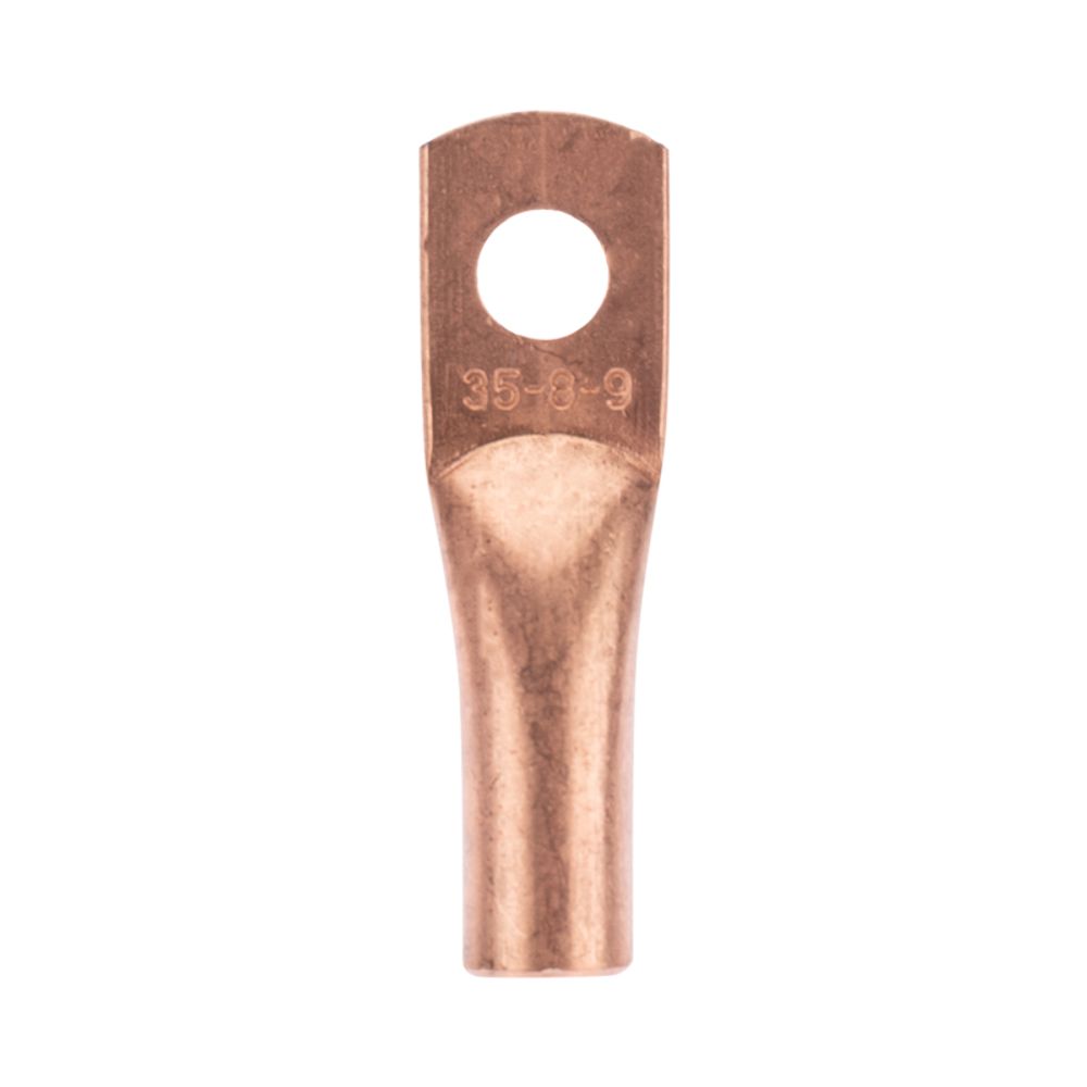 Наконечник медный ТМ 35-8-9 (35мм² - Ø8мм) (в упак. 50 шт.) REXANT