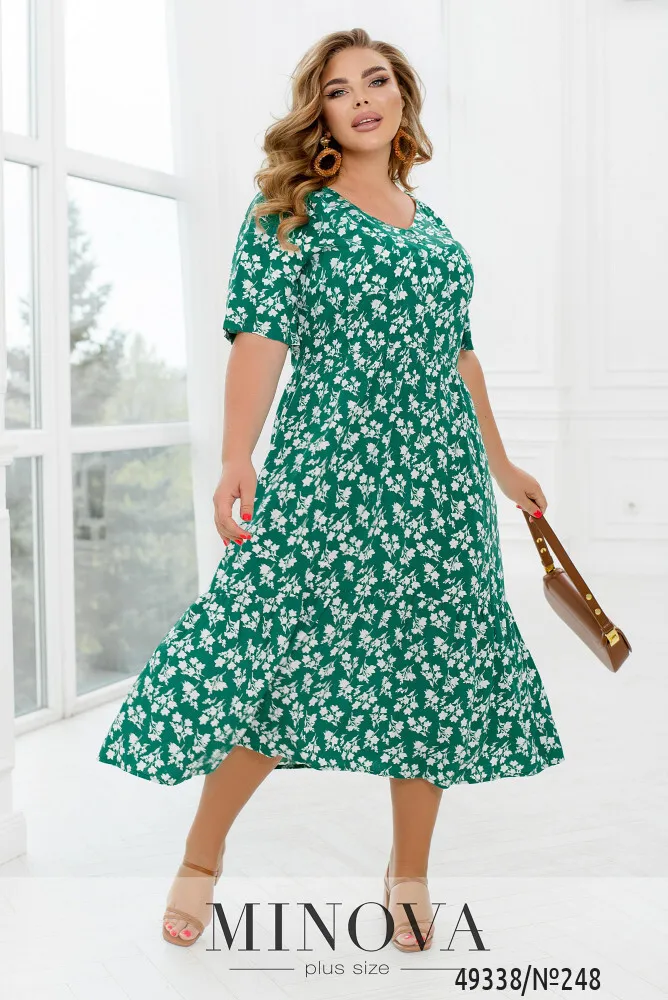 Платье 248-бирюзовый Minova