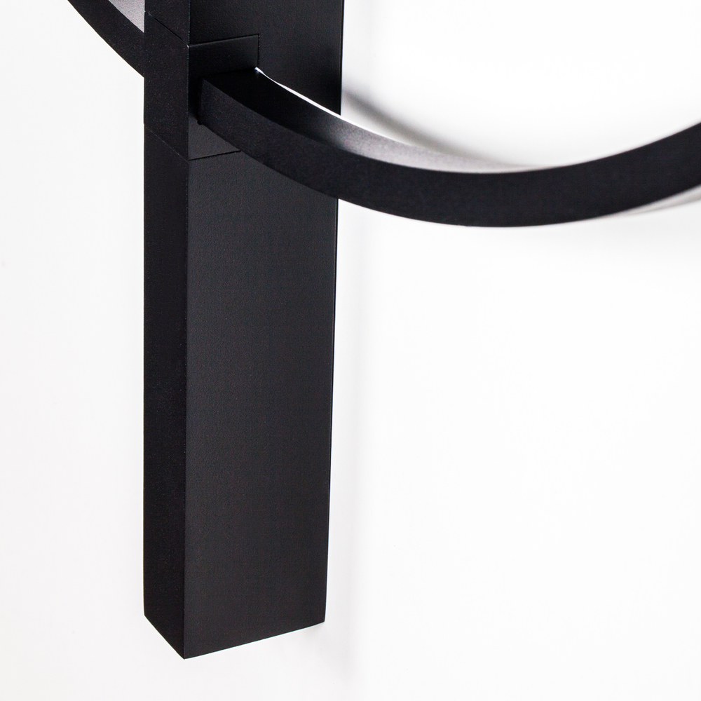 738587 Бра UNDINE 28W LED 1300LM ЧЕРНЫЙ 3000K