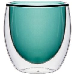 СТАКАН С ДВОЙНЫМИ СТЕНКАМИ "DOUBLE-WALL" 250 МЛ. ДИАМЕТР=8,5 СМ. ВЫСОТА=9 СМ (КОР=48ШТ.)