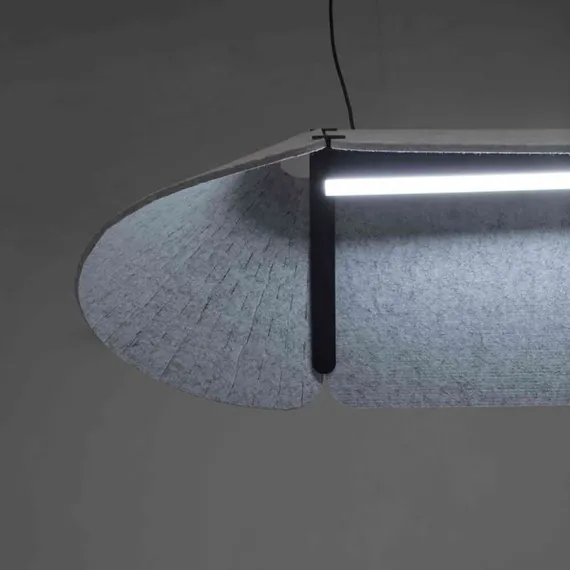 Люстра Fonovia серая 156 см 50W 3000K