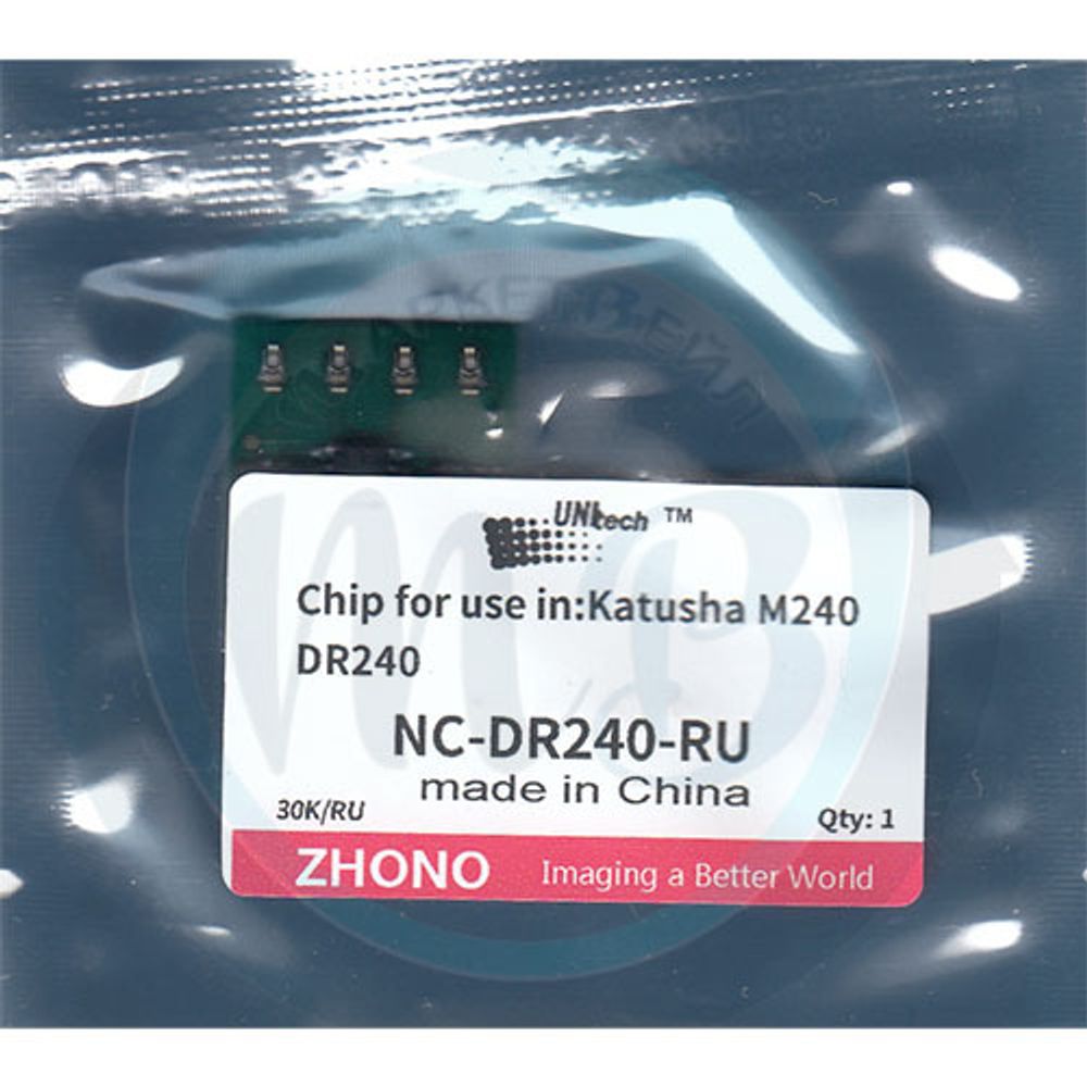 Чип для картриджа Катюша P140/M140/M240 (30К) Drum DR240 UNItech (Zhono)