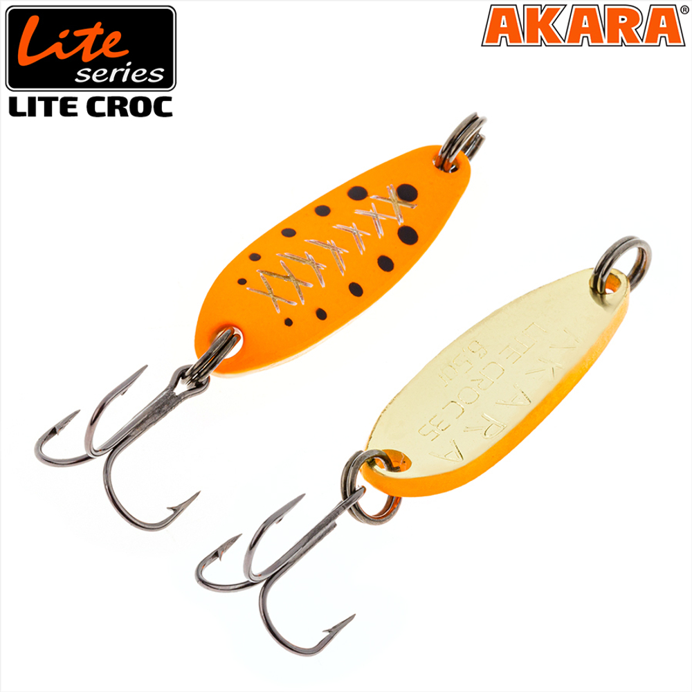 Блесна колебалка Akara Lite Series Lite Croc 35 6,5 гр. AB47