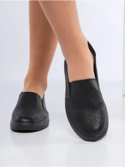 Мокасины летние с перфорацией