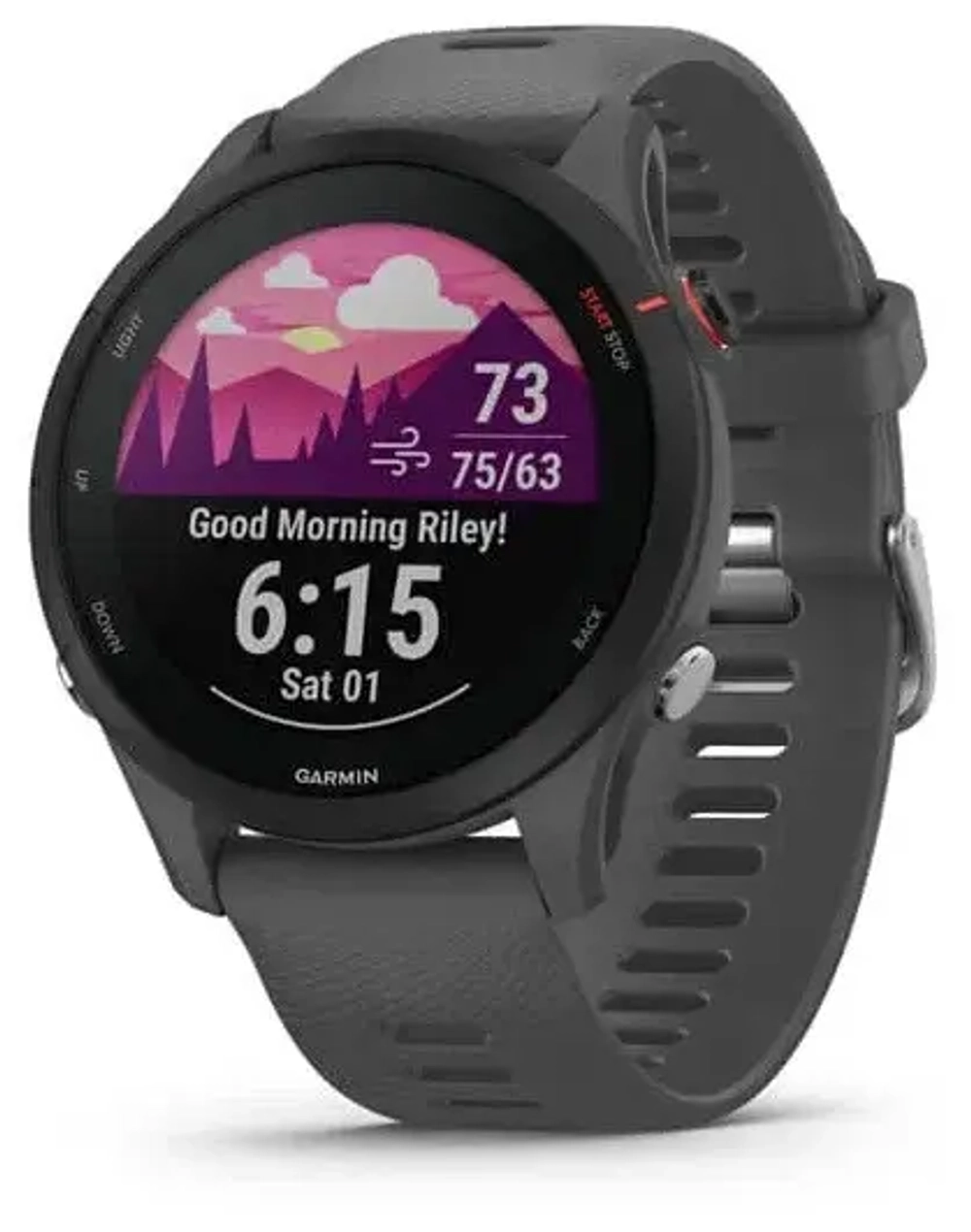 Умные часы Garmin Forerunner 255 45 мм, серый