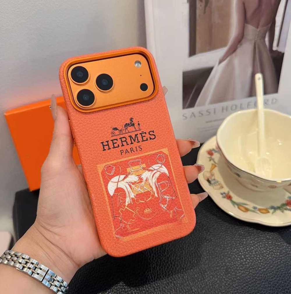 Чехол на iPhone 17 Pro Max Hermes