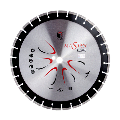 Сегментный алмазный круг DIAM 450 мм АСФАЛЬТ MASTER LINE 000529