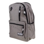 Рюкзак молодежный "Smile" 43,5*30,14см, чёрный, с кошельком