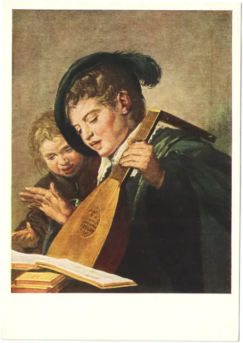 Открытка «Die musizierenden Knaben» Hals d. A. (1580-1666)