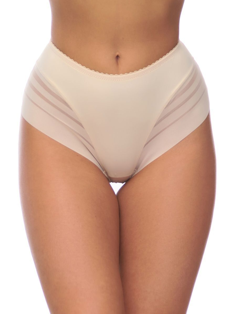 [m]Трусы б/ш имит.стринг,выс.пос (52-58) 7253