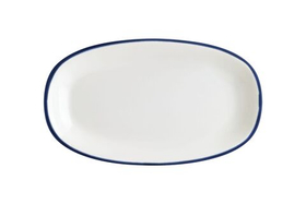Блюдо овальное 190*110 мм. Линеа Синий, форма Гурмэ Bonna /1/12/2304/