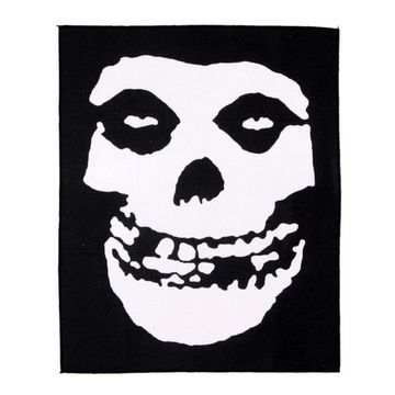 Нашивка спиновая Misfits череп (075)