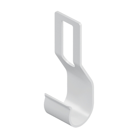 Крючок для перекладины белый