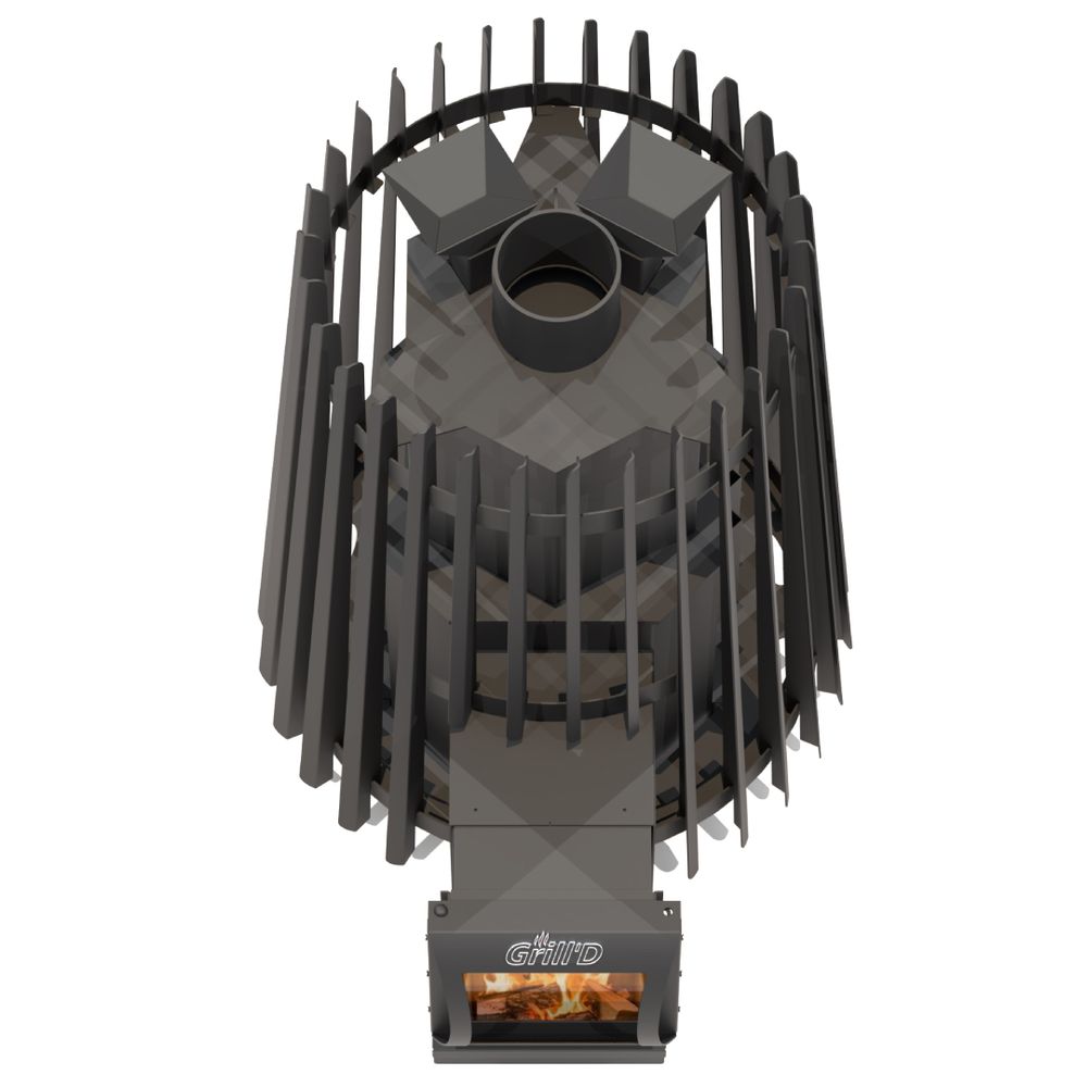 Дровяная банная печь Grill'D Cometa Vega 180 Long