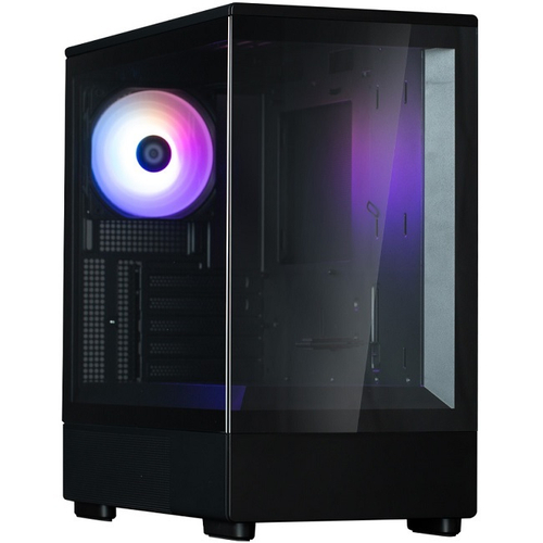 Корпус Mini-Tower Zalman P10 Black, RGB-подсветка, Micro-ATX, черный
