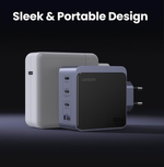Зарядное устройство 3xUSB C+1xUSB, 100W, GaNInfinity X565, UGREEN 35043