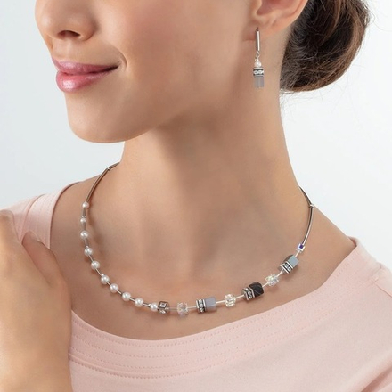 Колье Coeur de Lion Grey-Silver 1122/10-1217