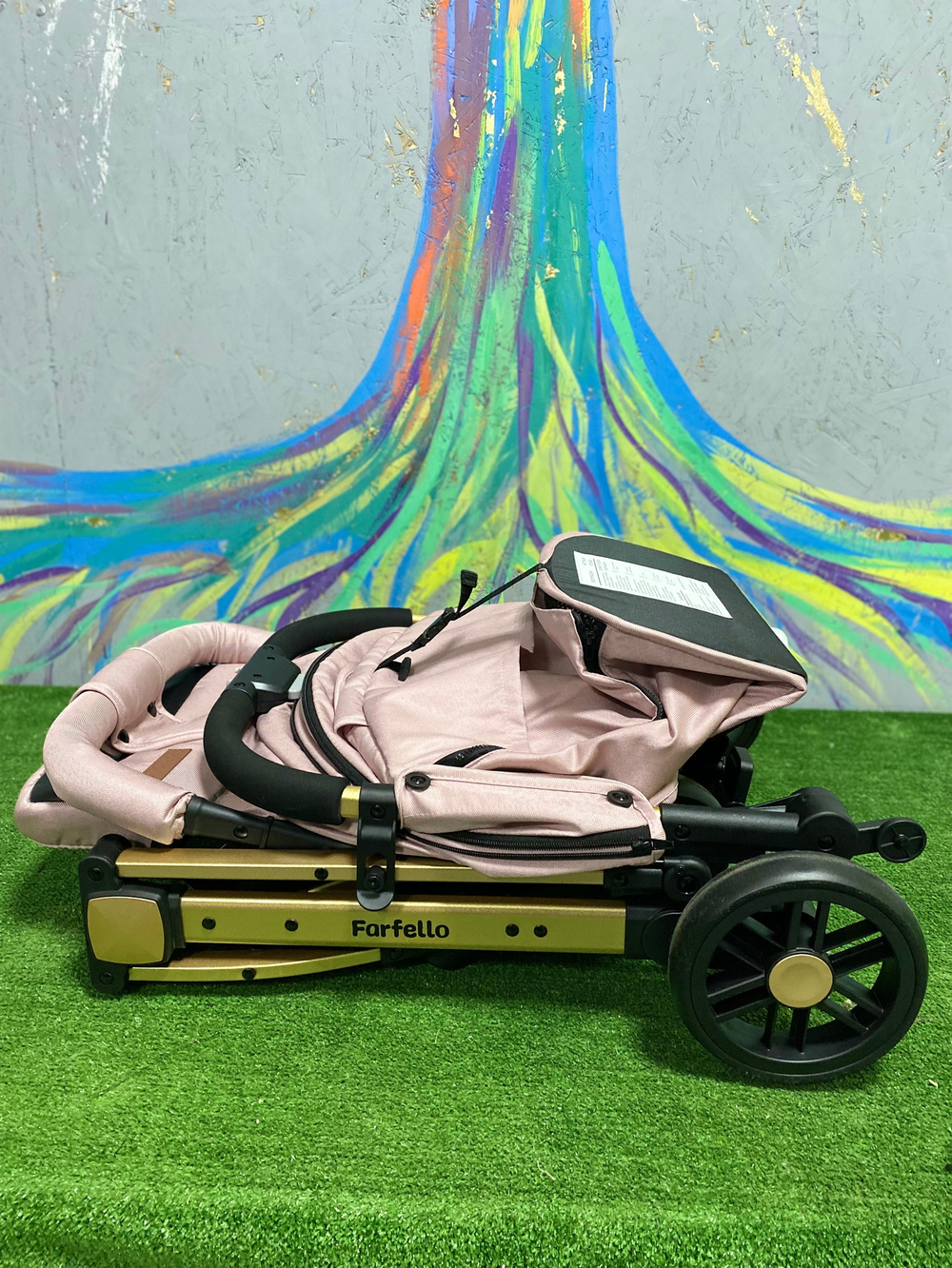 Коляска прогулочная Farfello Comfy Go, розовый загар Артикул: CG-88