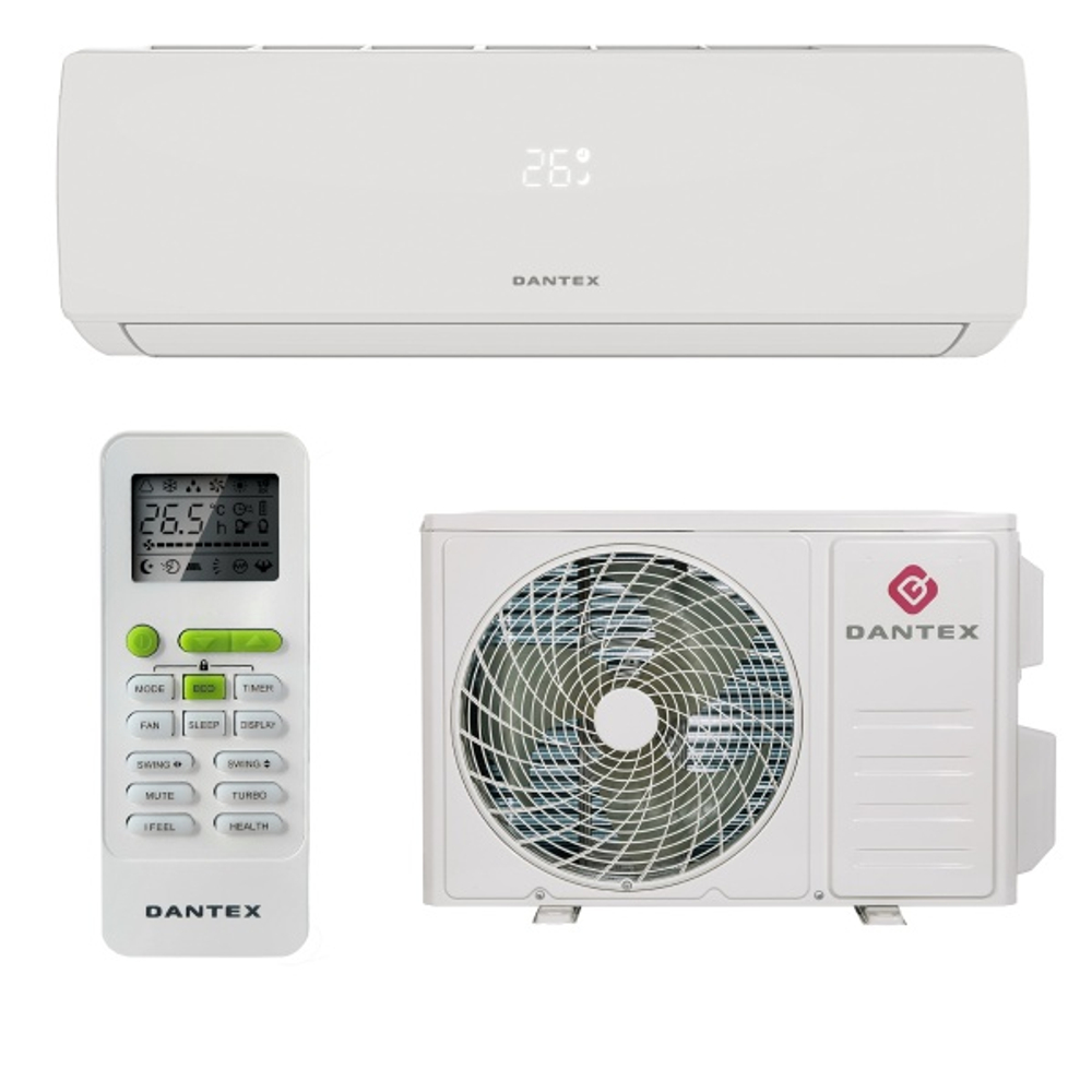 Сплит-система кондиционер Dantex ECO PRO R32 RK-12ENT6/RK-12ENT6E на 35 м²