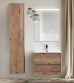 Тумба с раковиной BelBagno KRAFT 60 2C-SO/BB600ETL Rovere Tabacco